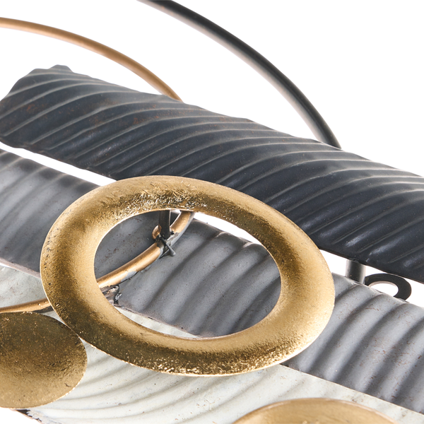 Grauer Badteppich mit Fransen