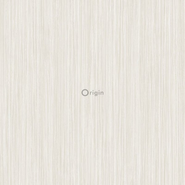 Origin Wallcoverings Tapete feine Streifen Silber - 53 cm x 10.05 m - 346616