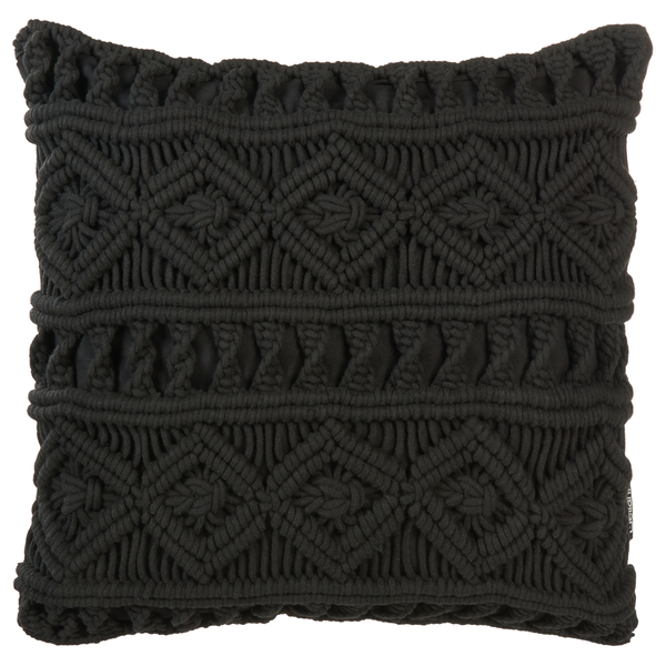 Dekokissen 2er Set MUDANYA Baumwolle 45 x 45 cm Schwarz Geometrisches Muster