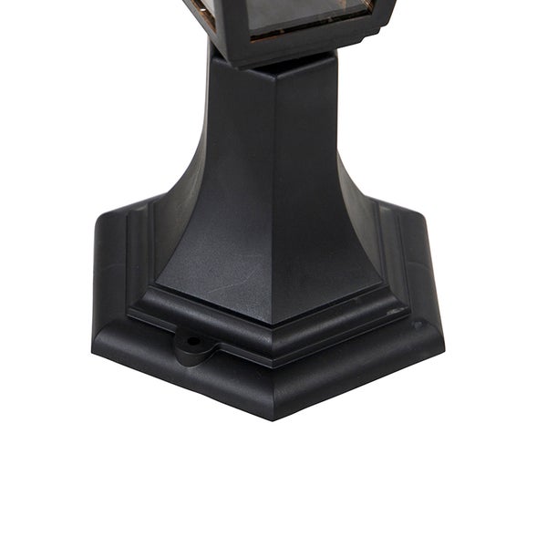 Klassische Außenstange schwarz 44 cm IP44 - Hauptstadt