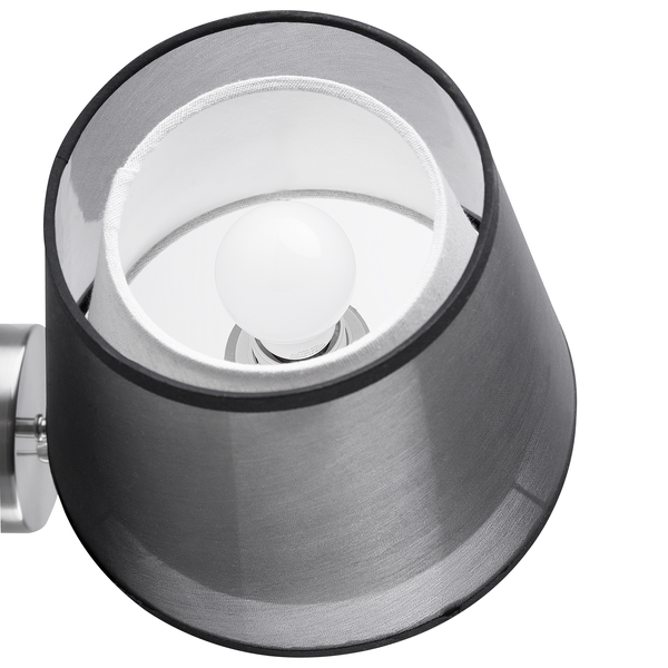 Wandlampe Deckenlampe COLUMBIA Metall Silber