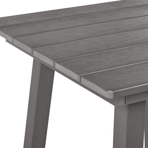 Garten Bartisch ADIRONDACK 60 cm 59 cm Kunststoff Dunkelgrau