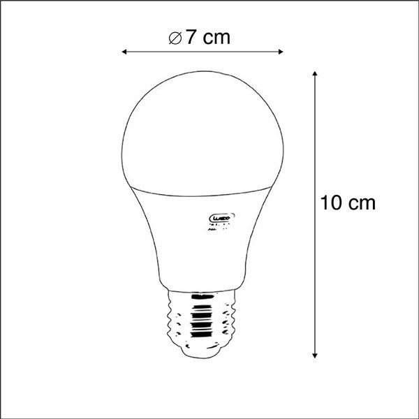 E27 LED-Lampe A70 Milchglas 14W 1400 lm 3000K