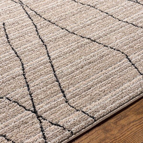 Etnhischer Berber Teppich Grau/Beige 200x275 cm GRETA