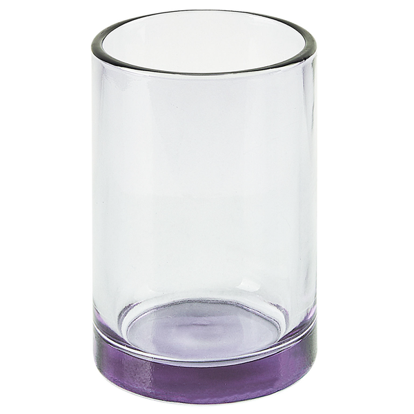 Badaccessoires Set 4-teilig TELMA Glas Violett