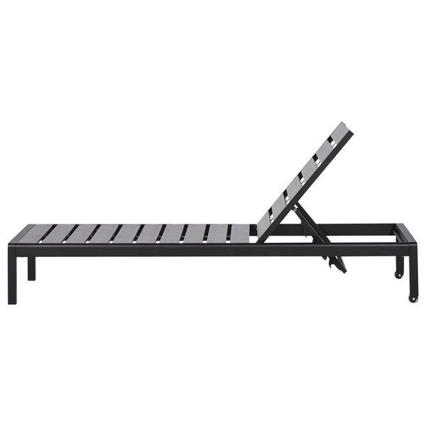 Sonnenliege NARDO Metall Schwarz