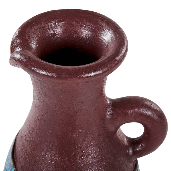 Dekovase VELIA Keramik 40 cm Blau