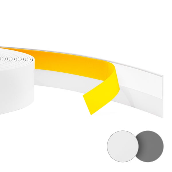 Dichtungsband auf Rolle mit gelbem Schutzstreifen