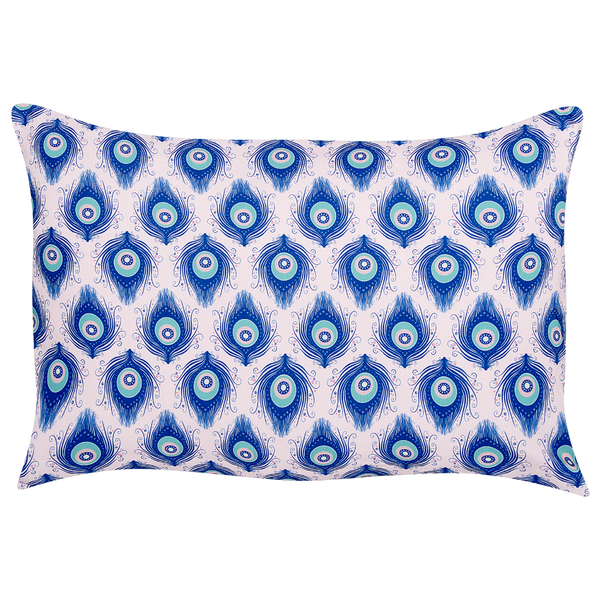 Gartenkissen 2er Set CERIANA Tiermuster 40 x 60 cm Blau