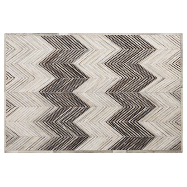 Teppich AYTEPE Grau 140 x 200 cm Echtleder