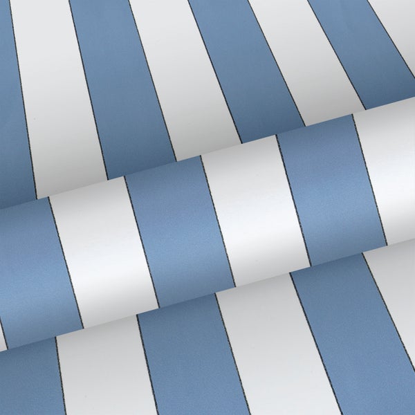 Sanders und Sanders Tapete Streifen Blau und Weiß - 53 cm x 10.05 m - 640718
