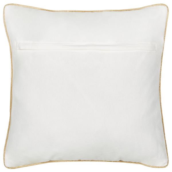 Dekokissen 2er Set AECHMEA Baumwolle 45 x 45 cm Grau Weihnachtsmotiv