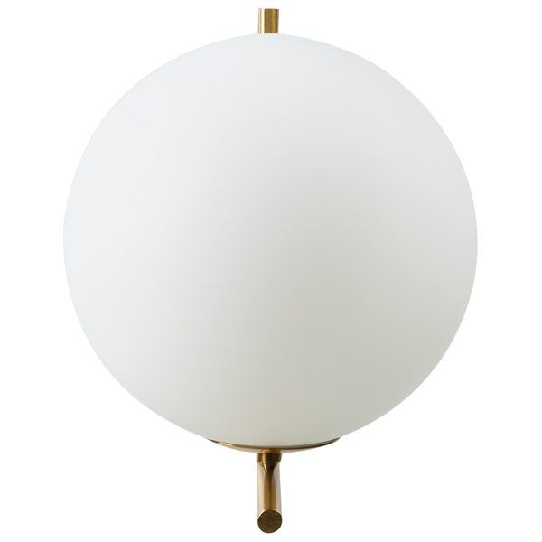 Kugelförmige Lampe mit Halterung
