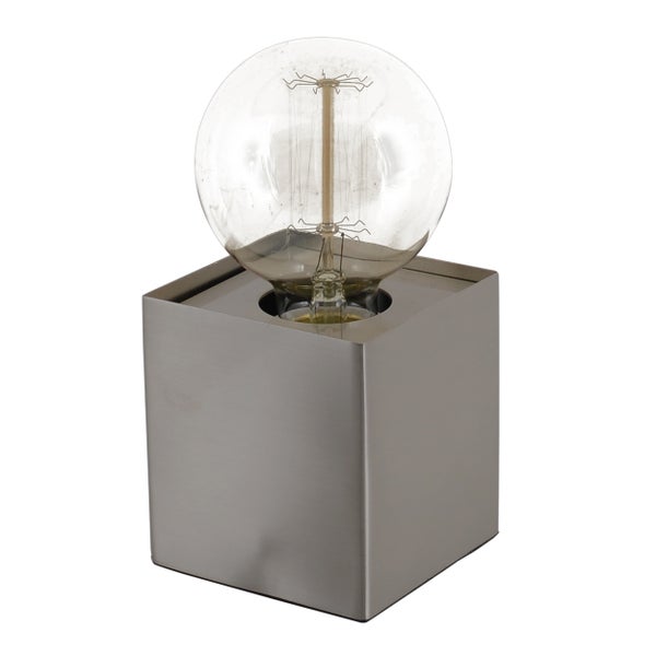 Dekorative Lampe auf einem Tisch in einem hellen Raum