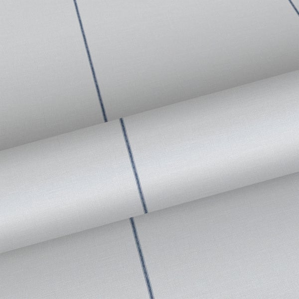 Sanders und Sanders Tapete Streifen Dunkelblau und Grau - 53 cm x 10.05 m - 640676