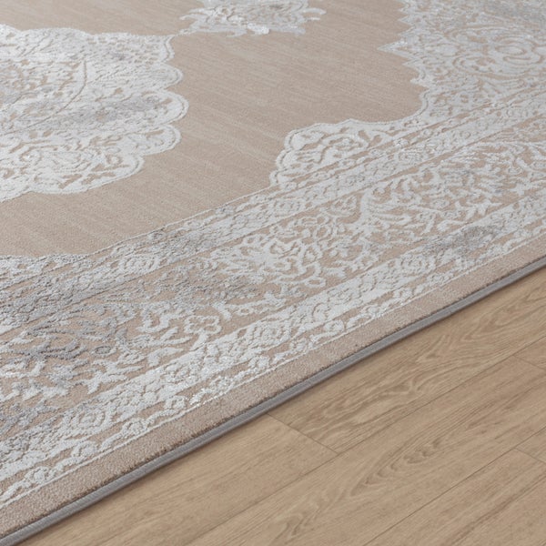 Vintage Orientalischer Teppich Beige/Grau 200x275 cm AZRA