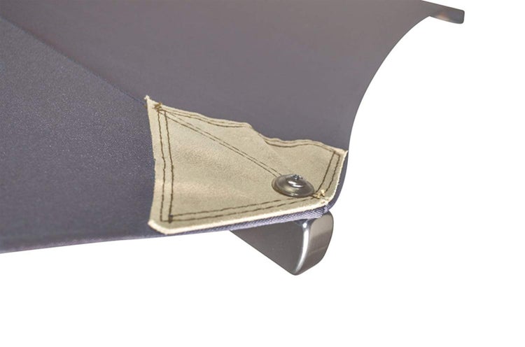 Sonnenschirm 350 cm anthrazit stylisch Windauslass UPF 50