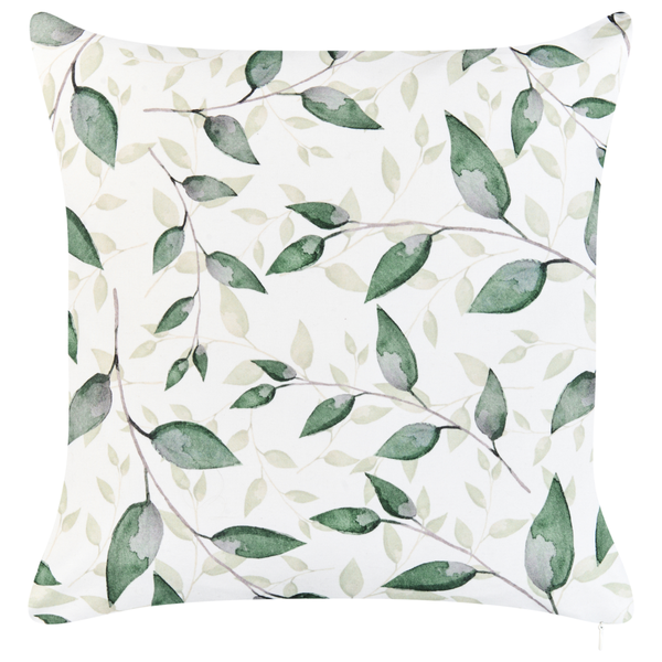 Gartenkissen 2er Set FLYLEAF Pflanzenmuster 45 x 45 cm Grün