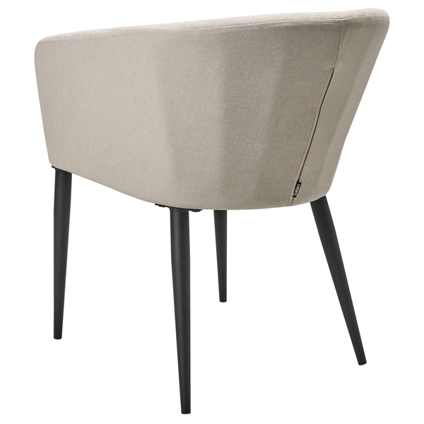 Gartenstuhl 2er Set CURGOS Stoff Beige