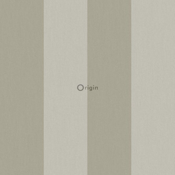 Origin Wallcoverings Tapete Streifen Hellbraun - 53 cm x 10.05 m - 347014