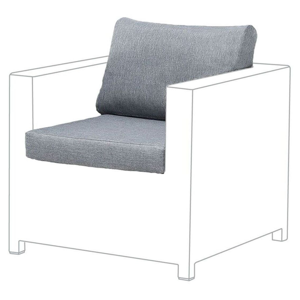 Outdoor Kissenbezug Set MILANO Grau