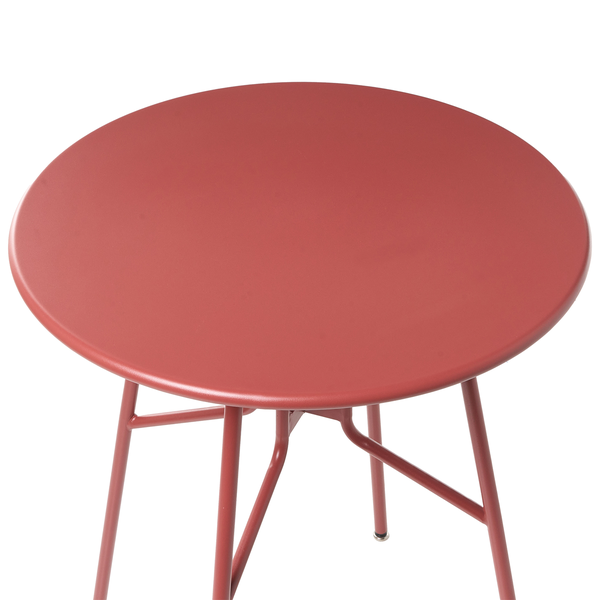 Runder Beistelltisch aus Metall