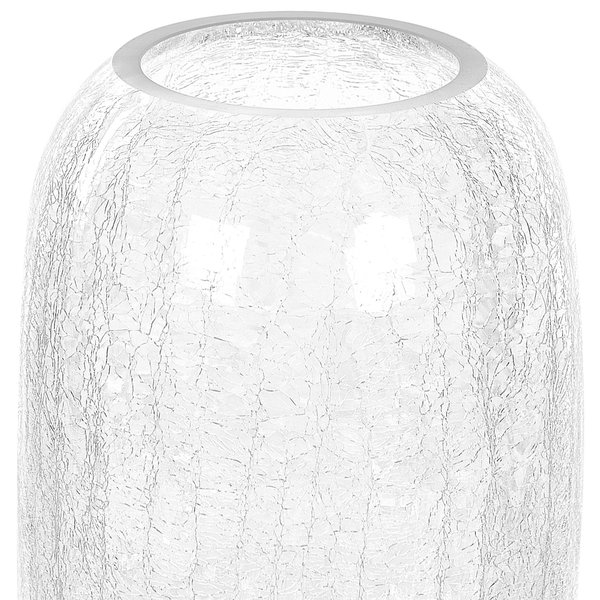 Blumenvase KYRAKALI Glas 28 cm Transparent