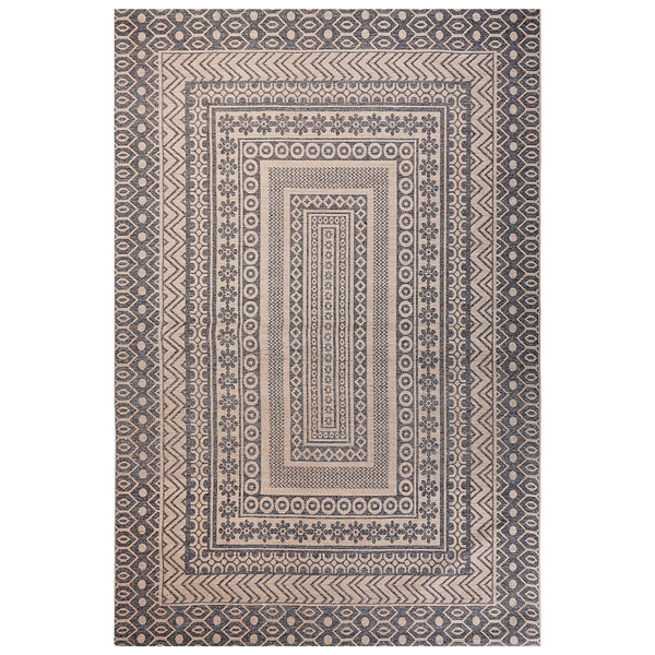 Teppich BAGLAR 200 x 300 cm Jute Grau