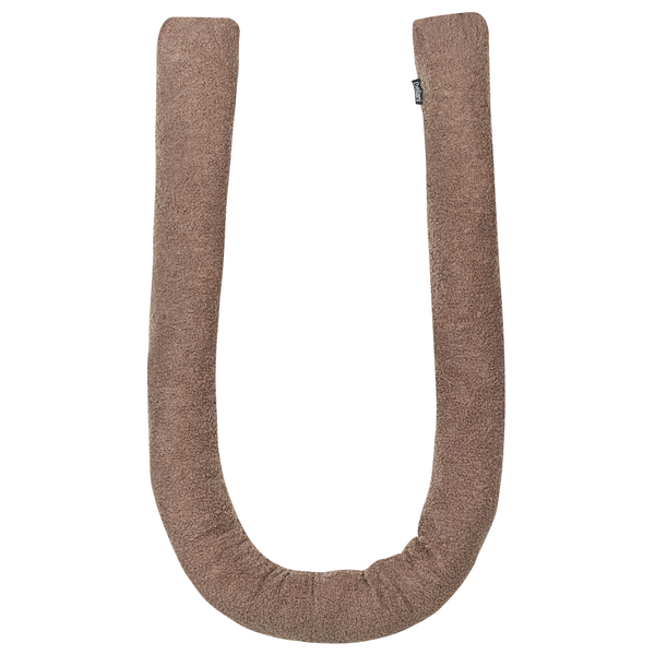 Dekokissen 2er Set GLADIOLUS Bouclé 172 x 14 cm Braun Ohne Muster