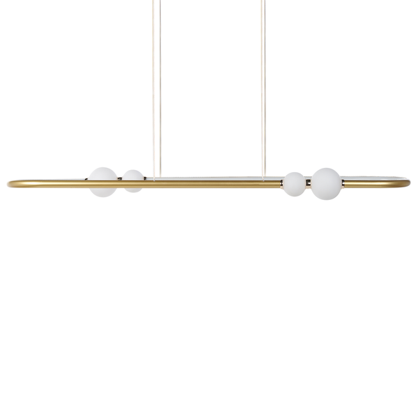 LED Hängeleuchte FEALE Metall Gold