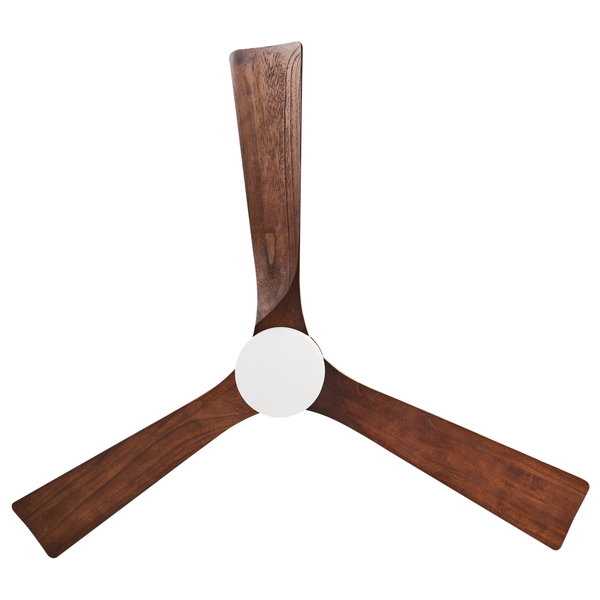 Deckenventilator mit drei Holzflügeln