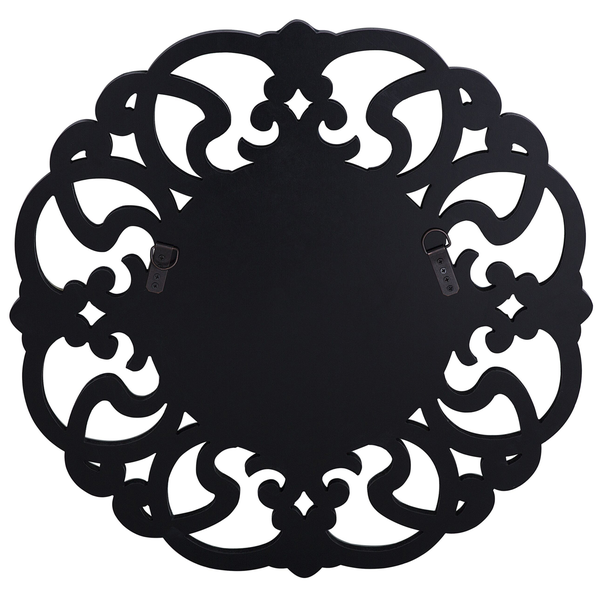 Runder Spiegel mit dekorativem Rahmen