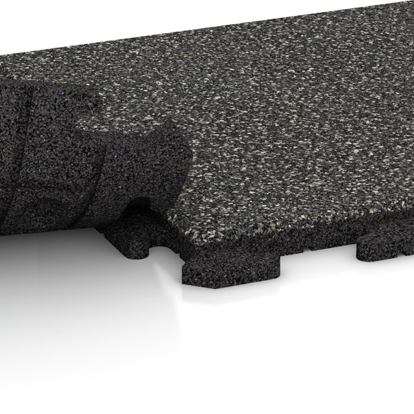 Gummibodenfliese mit Stecksystem