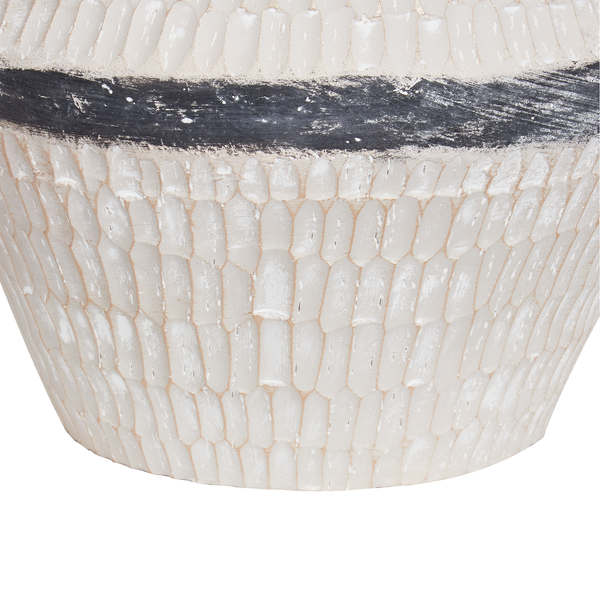 Blumenvase ARUNCUS Keramik 30 cm Beige