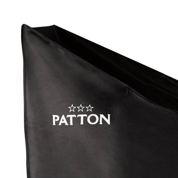 PATTON Grillabdeckung - 168x80x125cm Grillschutzhülle für Oklahoma - Oxford-Stoff - Schwarz