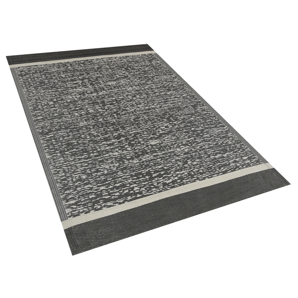 Outdoorteppich BALLARI Schwarz 120 x 180 cm