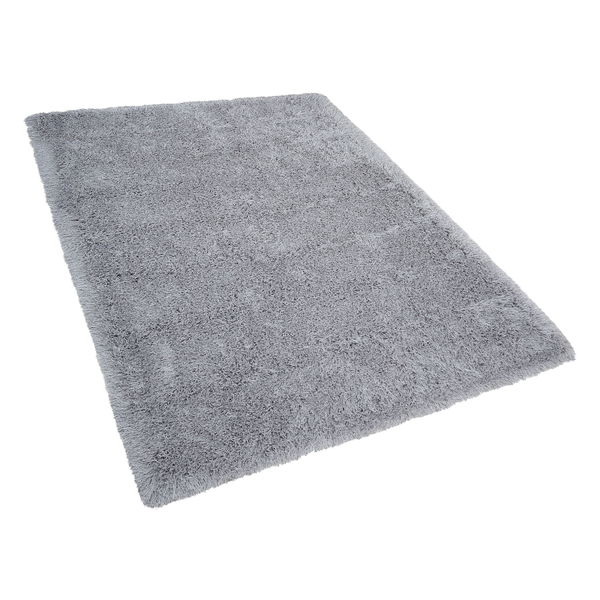 Teppich hellgrau 140 x 200 cm Shaggy CIDE