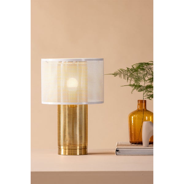 Gap Beleuchtung Tischlampe 25x25x39cm Weiß. 25 X 25 X 39 cm