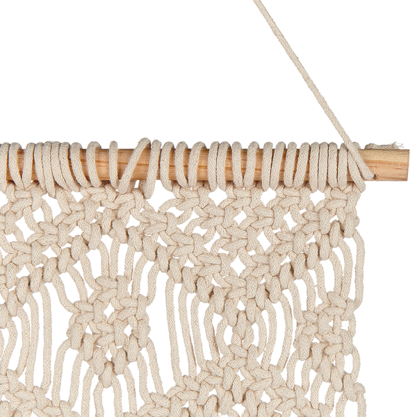 Wandbehang KALERI Baumwolle 102 cm Beige