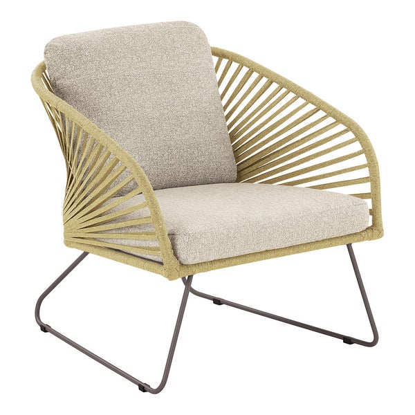 Novella Loungeset inkl. Kissen beige, sandfarben. 162 X 78 X 73 cm