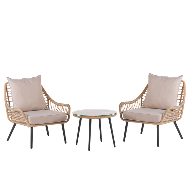 Outdoor Kissenbezug Set LAURETO Beige