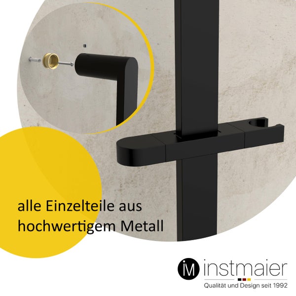 instmaier Duschstange S1, schwarz