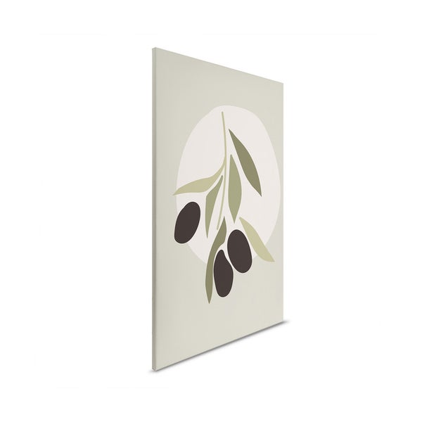 Leinwandbild mit Olivenzweigmotiv
