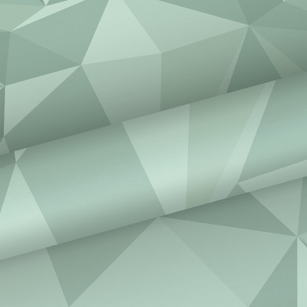 Sanders und Sanders Tapete 3D-Muster Mintgrün - 50 x 900 cm - 935274