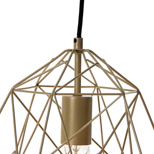 Industrielle Hängelampe Gold - Framework Basic