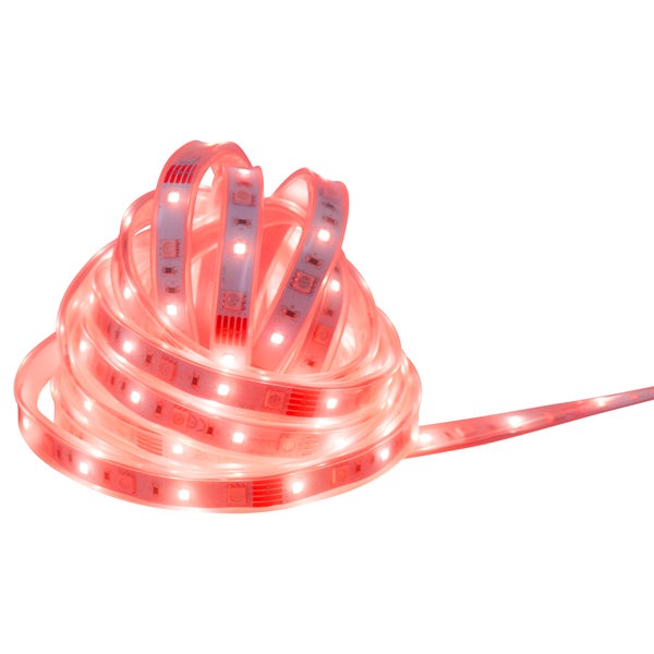 Der LED Stripe outdoor 1000 cm, 36 Watt, warmweiß, mit Farbwechsler, dimmbar, inkl. Fernbedienung und Zubehör