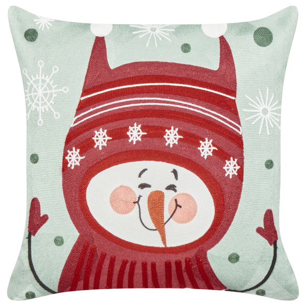 Dekokissen 2er Set CUPCAKE Baumwolle 45 x 45 cm Rot