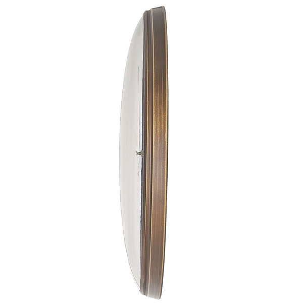 Wanduhr BRUGG 43 cm Goldbraun