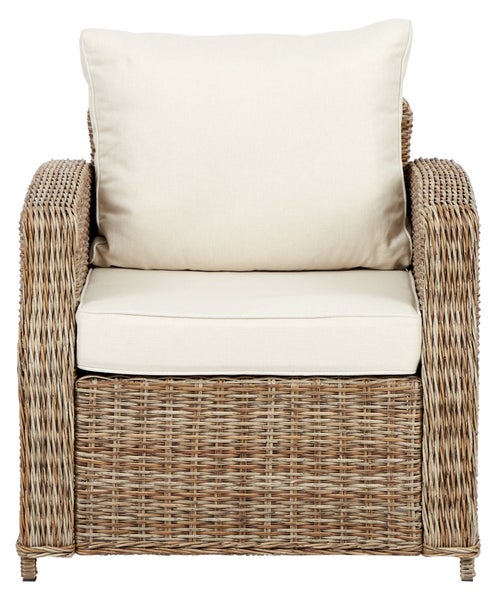 Schwarzer Kunststoffstuhl