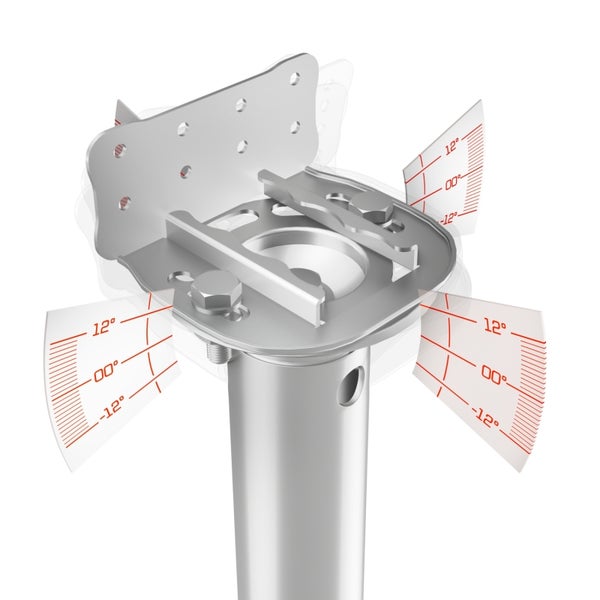 MAXERIO® 60 cm 3er Base-Set TILT + Konsole Schraubfundament Bodenhülse Erdanker Erdschraube Einschraubhülse Erdschraubenfundament Bodenanker Schraubanker Fundament für Gartenhaus Terrasse Sauna Gewächshaus